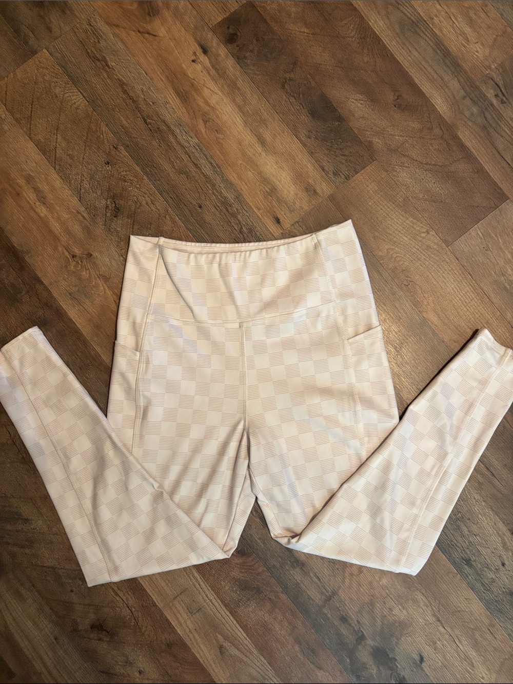 Hurley High-Rise Seamless Leggings - Checkered large
